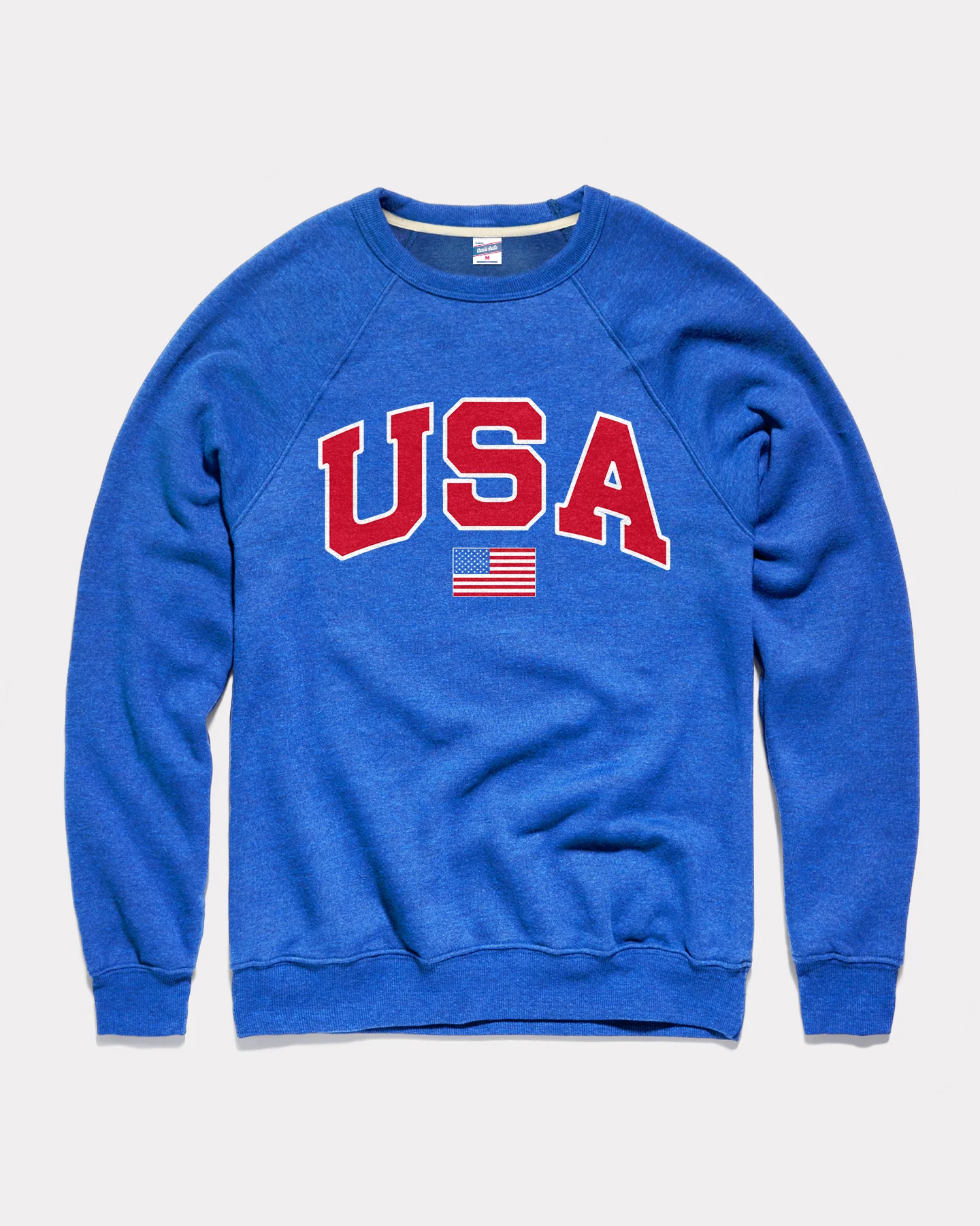 USA Arch Flag Royal Blue Crewneck