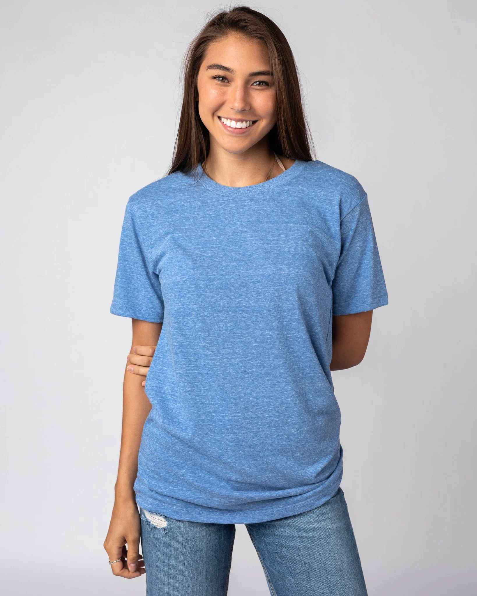 Vintage Blue Unisex Essential T-Shirt - Image 4
