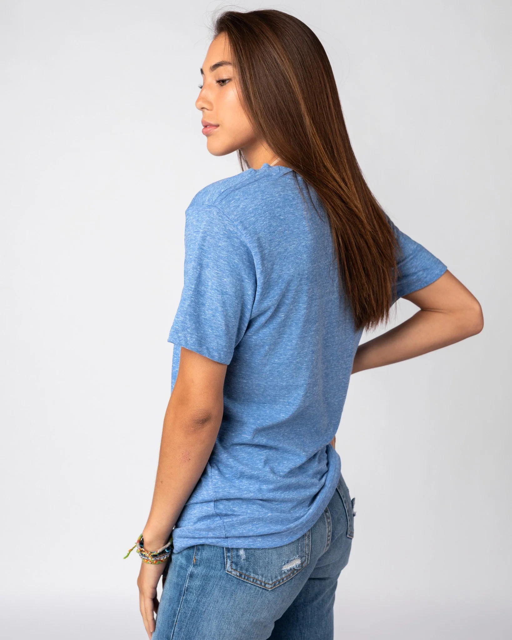 Vintage Blue Unisex Essential T-Shirt - Image 5
