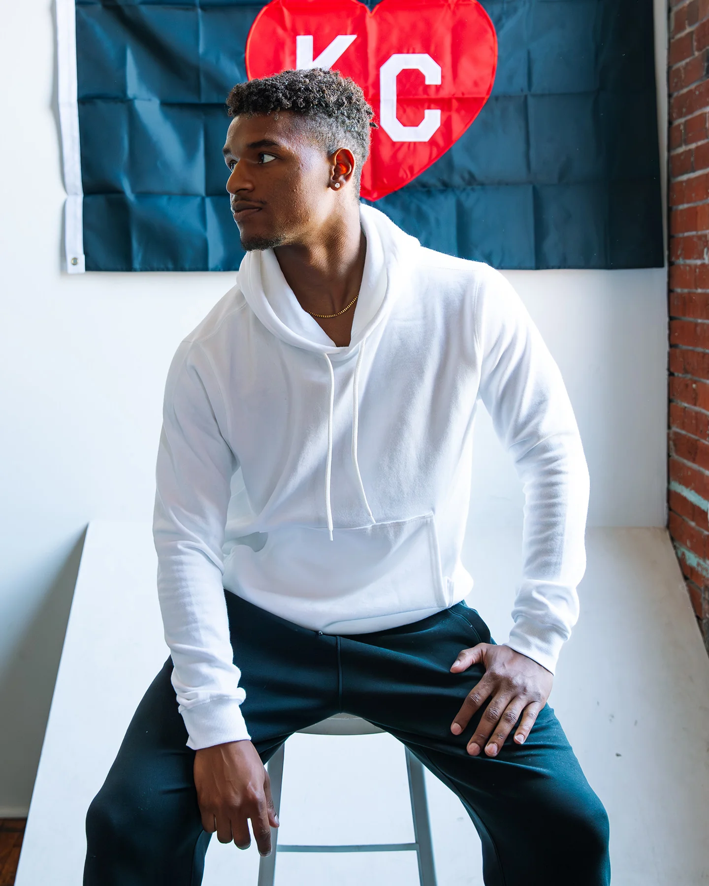 Vintage White Unisex Hoodie - Image 2