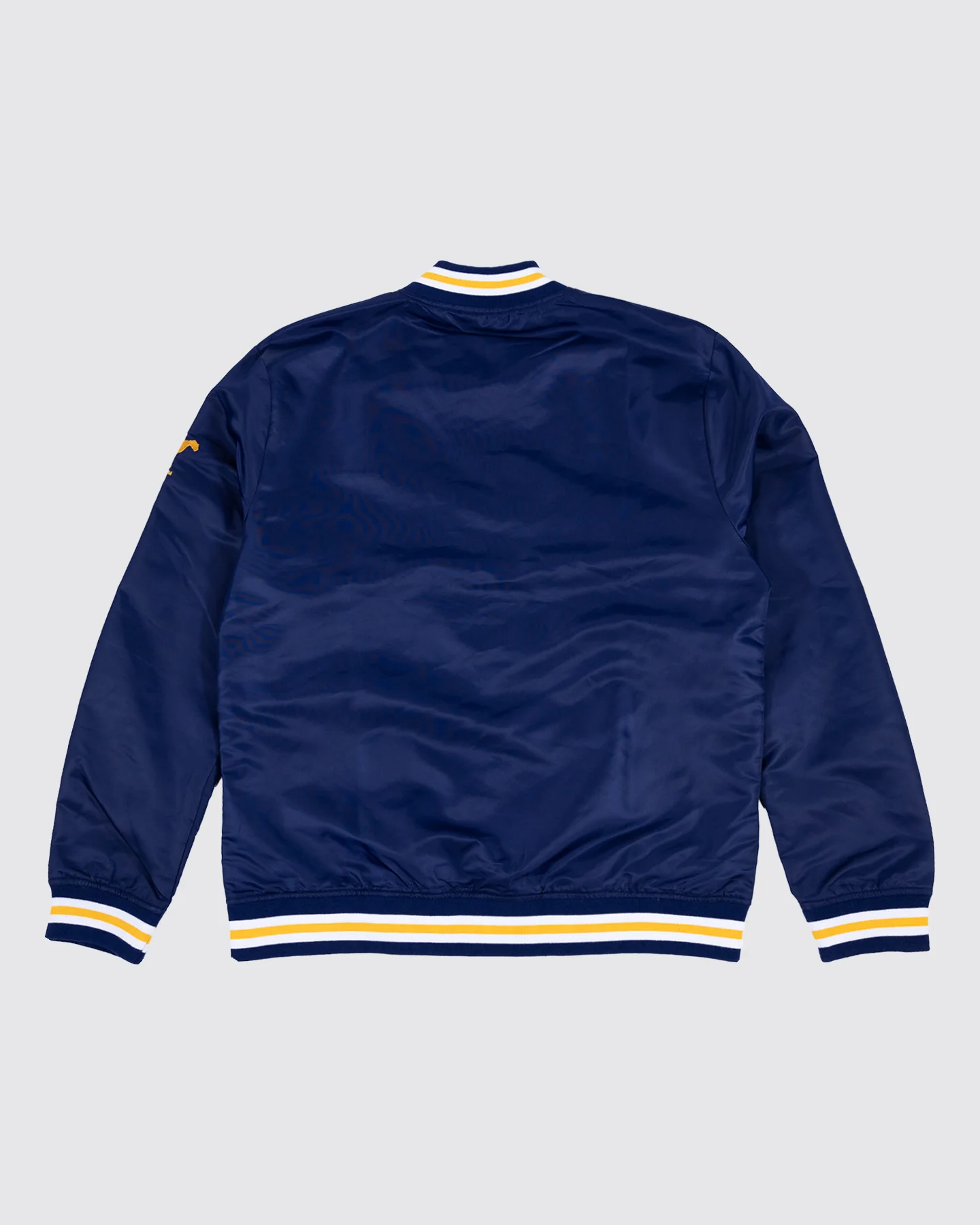 West Virginia College Vault Script Navy Varsity Jacket - Image 2