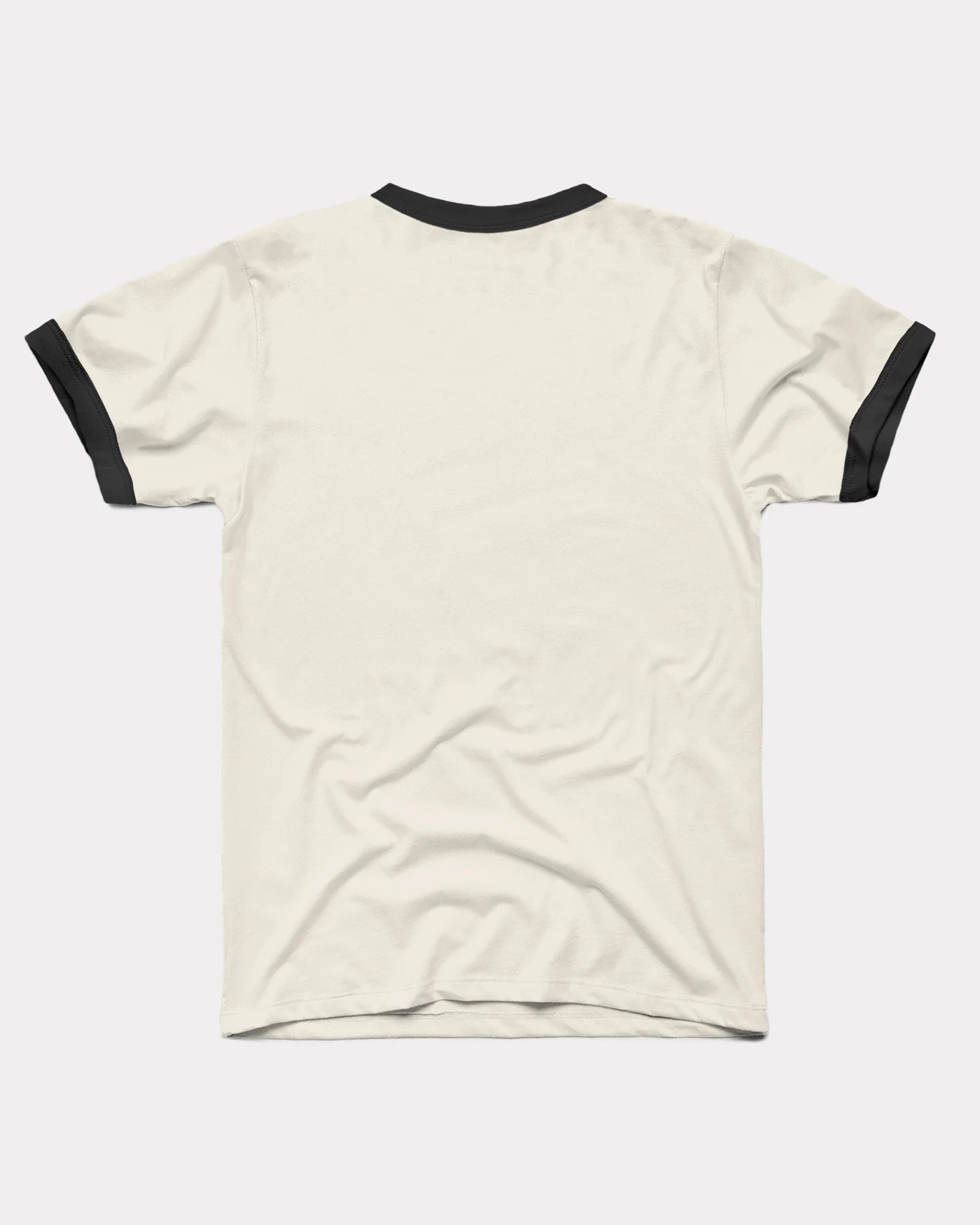 White & Black Essential Unisex Ringer - Image 3