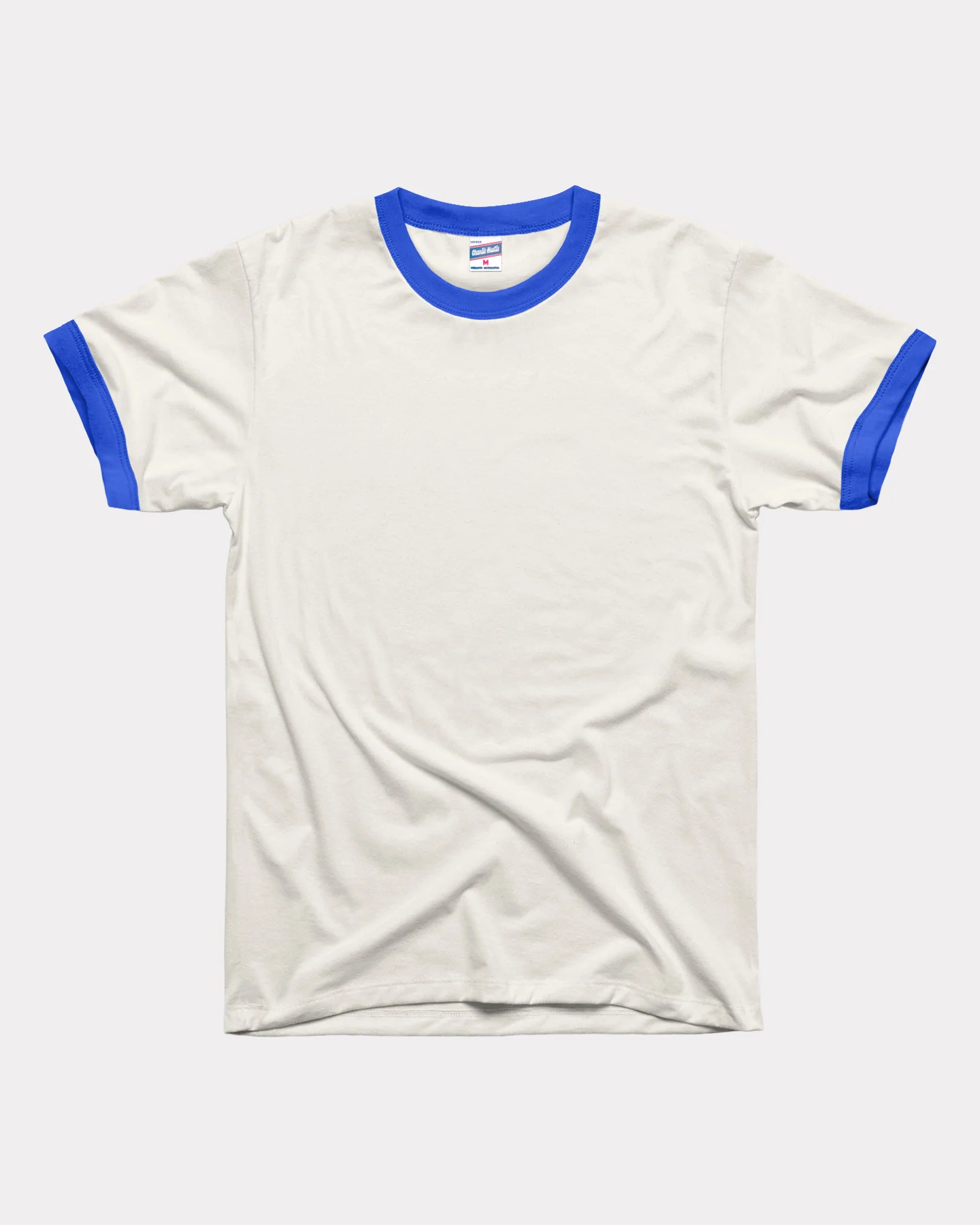 White & Royal Unisex Essential Ringer
