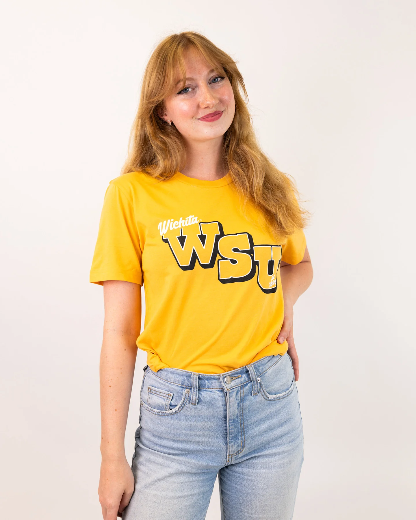 Wichita State EST 1895 Gold T-Shirt - Image 2